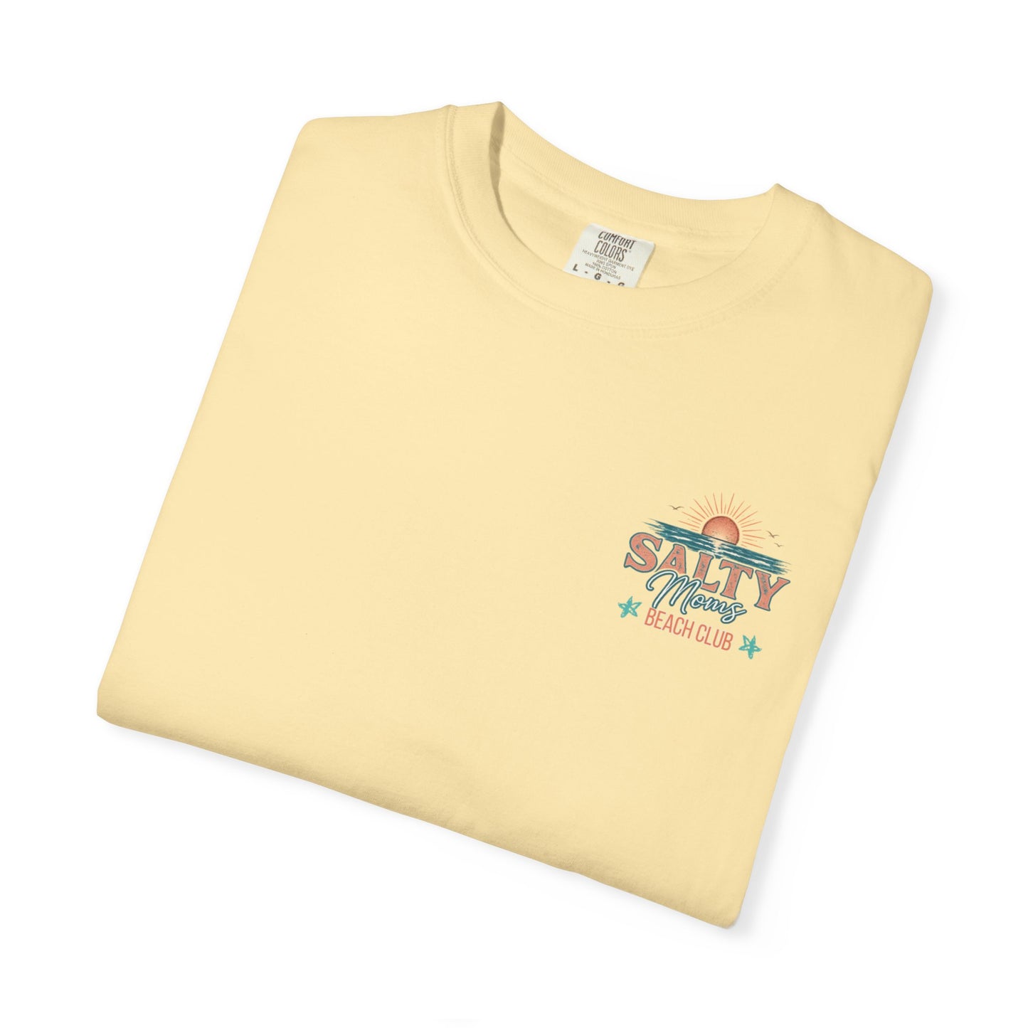 COMFORT COLORS - Salty Vibes Beach Club T-Shirt — 'Salty Memory' Coastal Graphic Tee