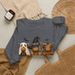 GILDAN -Halloween Dogs Crewneck Sweatshirt — Cute Witch, Ghost & Pumpkin Puppy Design
