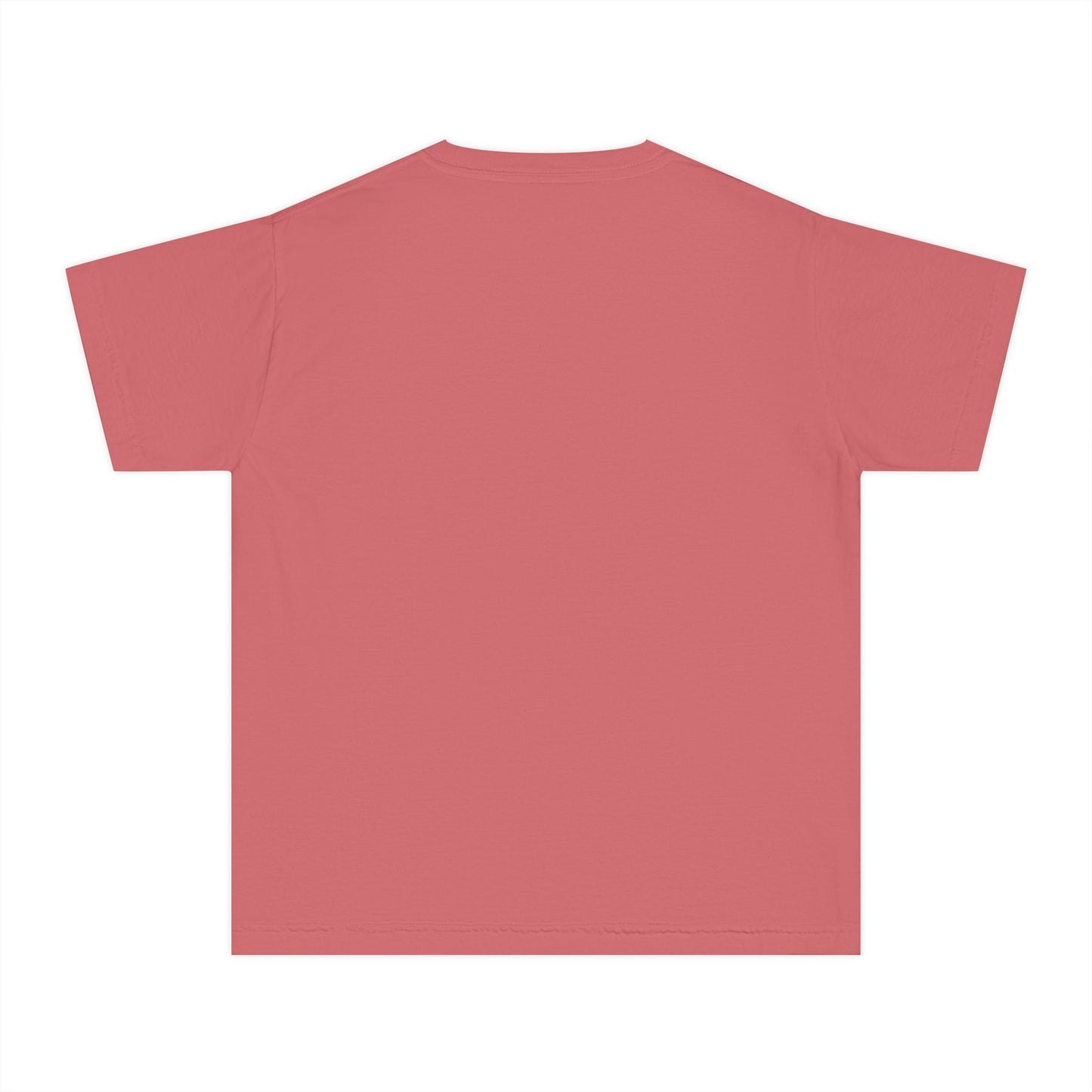 COMFORT COLORS - Easter Floral Bunny Youth Tee — 'Because He Lives'