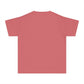COMFORT COLORS - Easter Floral Bunny Youth Tee — 'Because He Lives'
