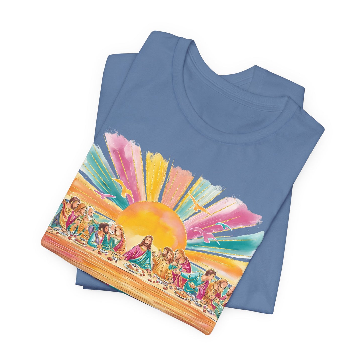 BELLA CANVAS -  The Last Supper Tee — "You can sit with us" Christian Graphic T-Shirt
