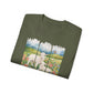 GILDAN - Lamb In Wildflowers Tee – "The Lord Is My Shepherd" Cotton T-Shirt