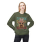 Easter Cow Crewneck Sweatshirt — Retro Bunny Ears & Sunglasses