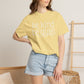 COMFORT COLORS - Garment-Dyed T-Shirt — Soft Vintage White Crew Tee