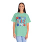 COMFORT COLORS - America Floral T-Shirt — Red, White & Blue Patriotic Tee