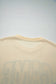 Beige Game Day Crewneck Long Sleeve Pullover Athleisure Short Sets