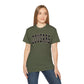 Cougars Arch Logo Tee Leopard Print Outline— Vintage Collegiate Graphic T-Shirt