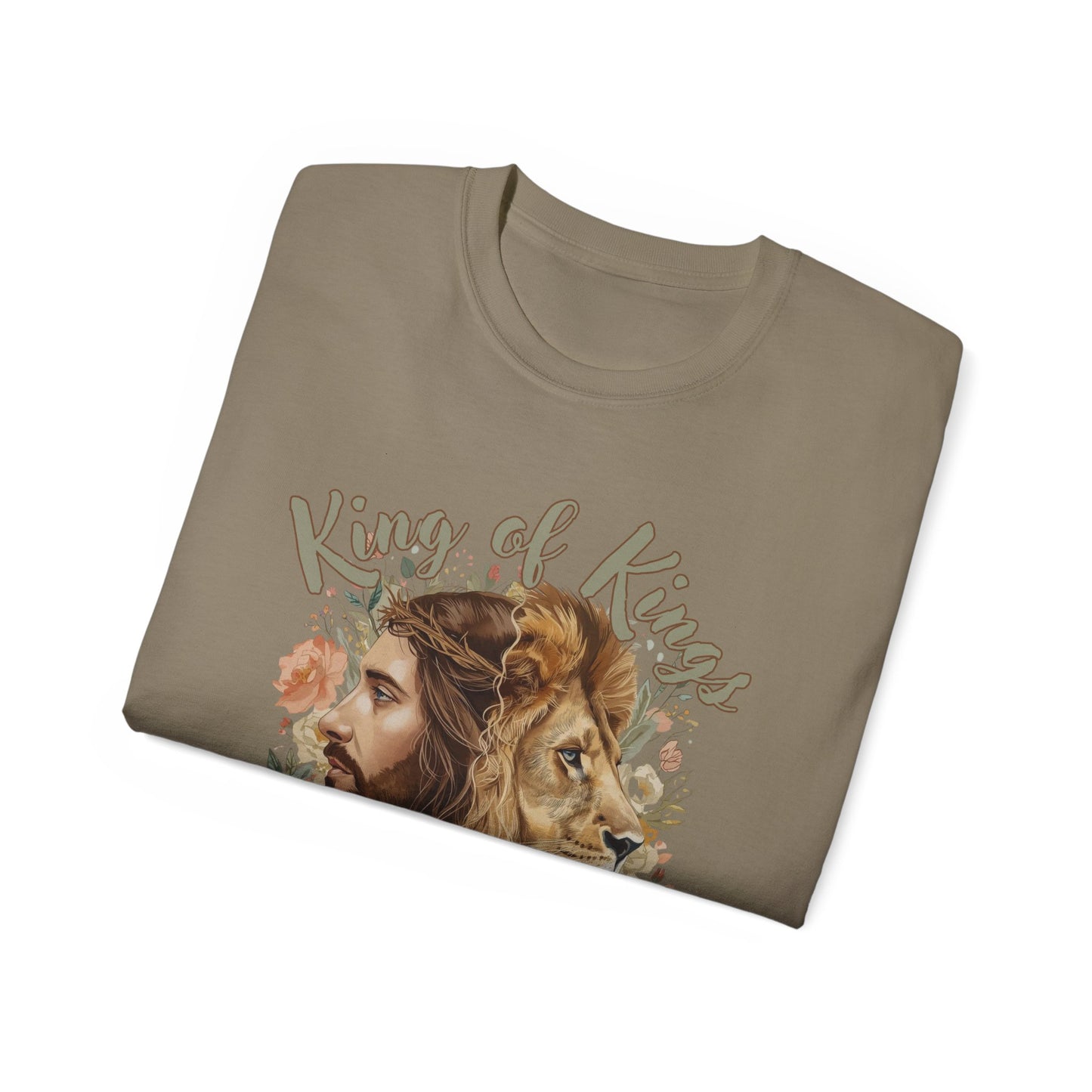 GILDAN - King of Kings Jesus & Lion T-Shirt — Faith Christian Tee