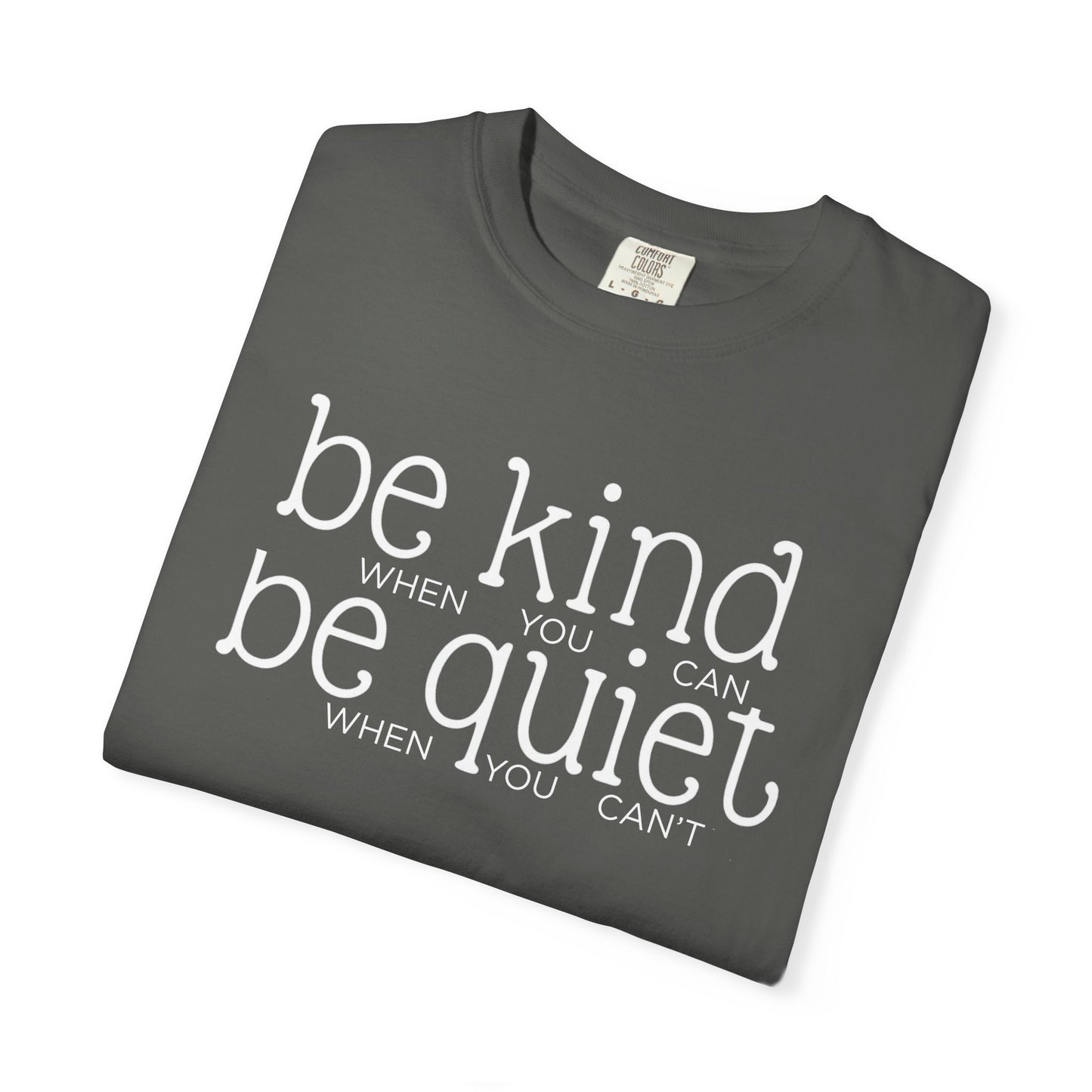 COMFORT COLORS - Garment-Dyed T-Shirt — Soft Vintage White Crew Tee