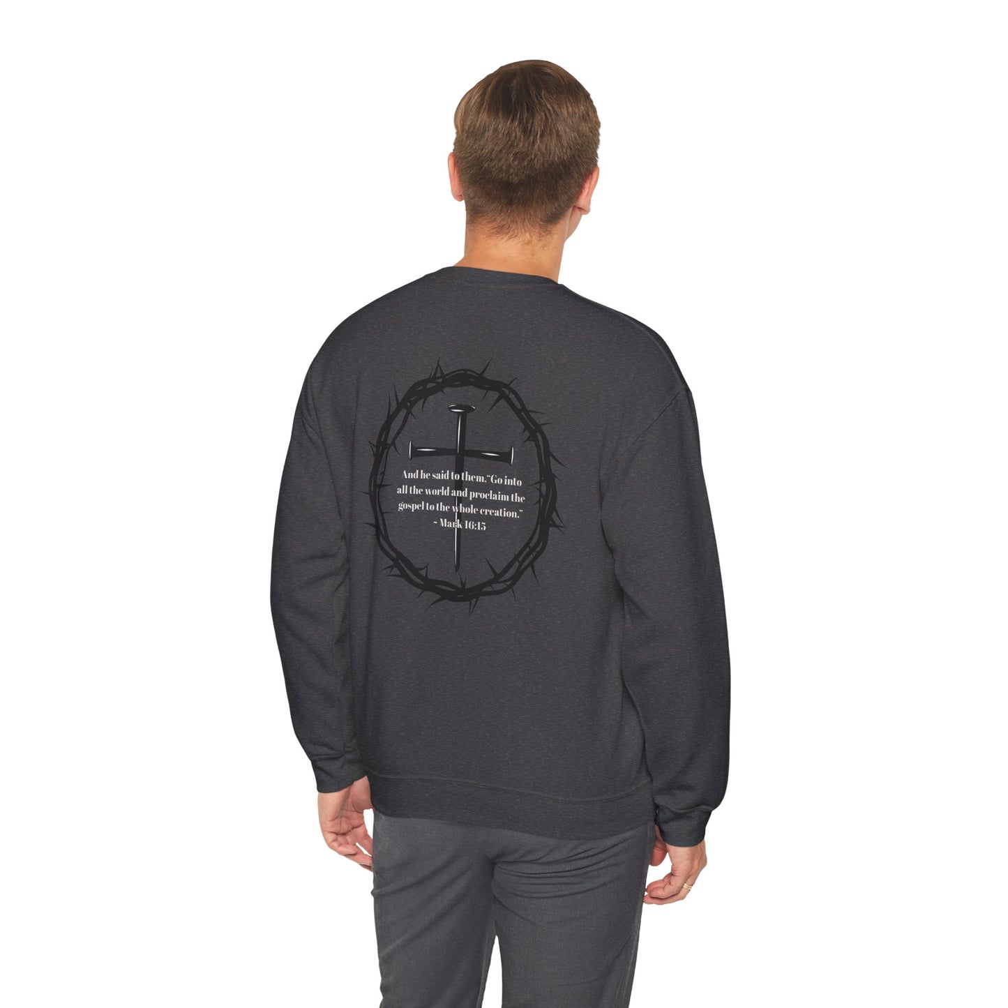 GO INTO ALL THE WORLD ADULT SWEATSHIRT