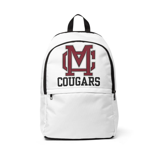 Cougars Mascot Personalized Backpack
