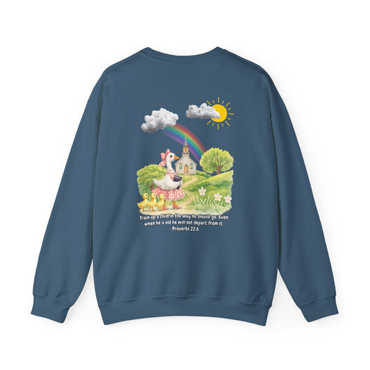 TRAIN UP A CHILD ADULT SWEATSHIRT