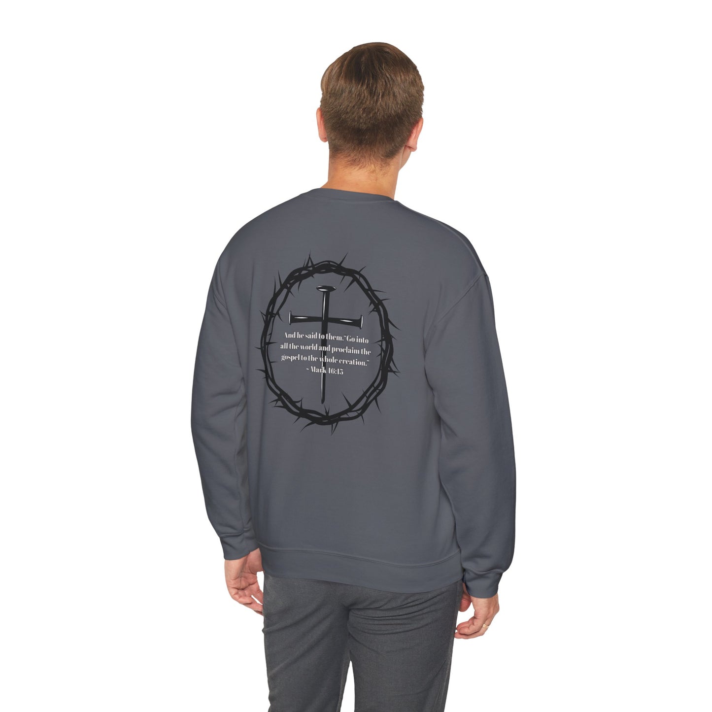 GO INTO ALL THE WORLD ADULT SWEATSHIRT