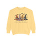 COMFORT COLORS - Gnome Trio Cozy Sweatshirt — "A Girl's Gotta Have Options" Fall Graphic