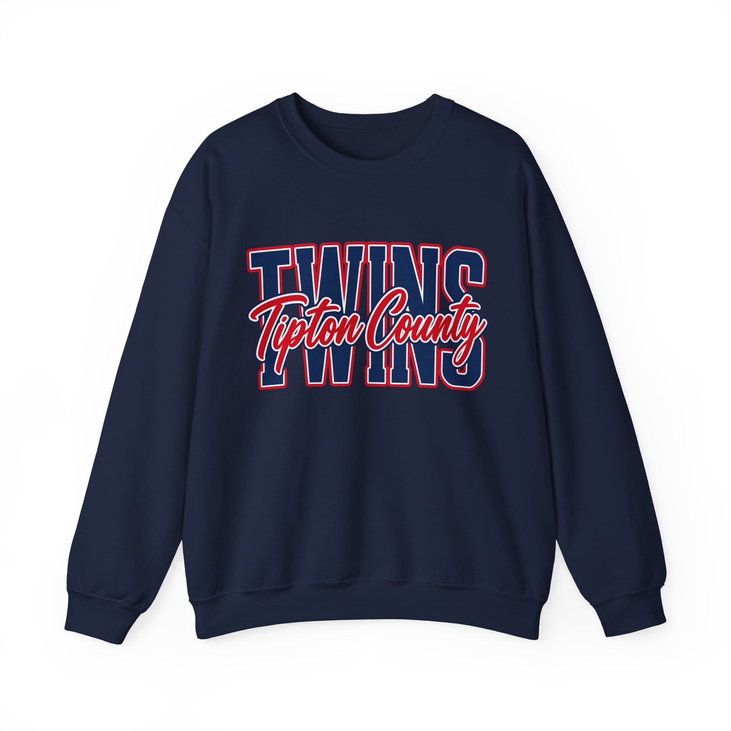 GILDAN - Crewneck Sweatshirt - Tipton County Twins Retro Logo
