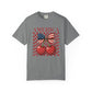 COMFORT COLORS - America Cherry Graphic T-Shirt — Patriotic 4th of July Tee