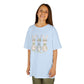 **PERSONALIZE IT ** Kids Tee — Pastel Floral Bunnies "Hello Spring" Easter Shirt