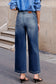 Sail Blue Mimimalist Patch Pocket Womens Shift Jeans