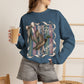 GILDAN - Vintage Mallard Duck Crewneck Sweatshirt — Rustic Ribbon Bird Graphic