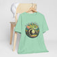BELLA CANVAS - Easter Sunrise T-Shirt — He Is Risen Tomb & Cross Christian Tee