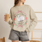 GILDAN - HE LEFT THE 99 WITH RIBBON FRAME ADULT SWEATSHIRT - FRONT AND BACK PRINT