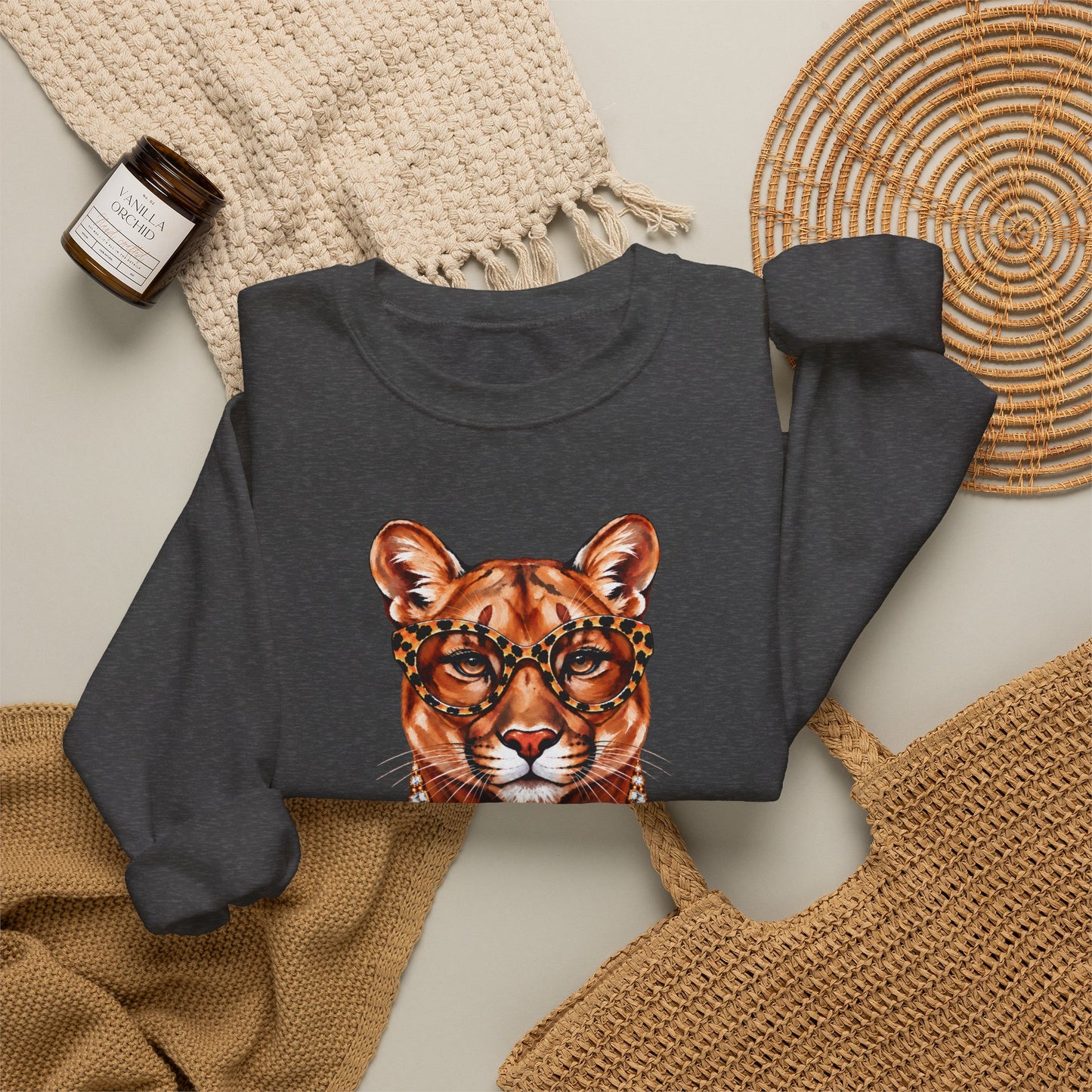 GILDAN - Classy Lil Kickoff  Cougar Graphic Sweatshirt