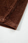 Chicory Coffee Solid Color Velvet V Neck Long Sleeve Tiered Mini Dress