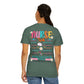 COMFORT COLORS - T-Shirt — "Nurse Tour" Colorful Cute Nursing Graphic Tee
