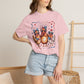 COMFORT COLORS - Patriotic Chickens T-Shirt — 4th of July Farm Animal Graphic Tee