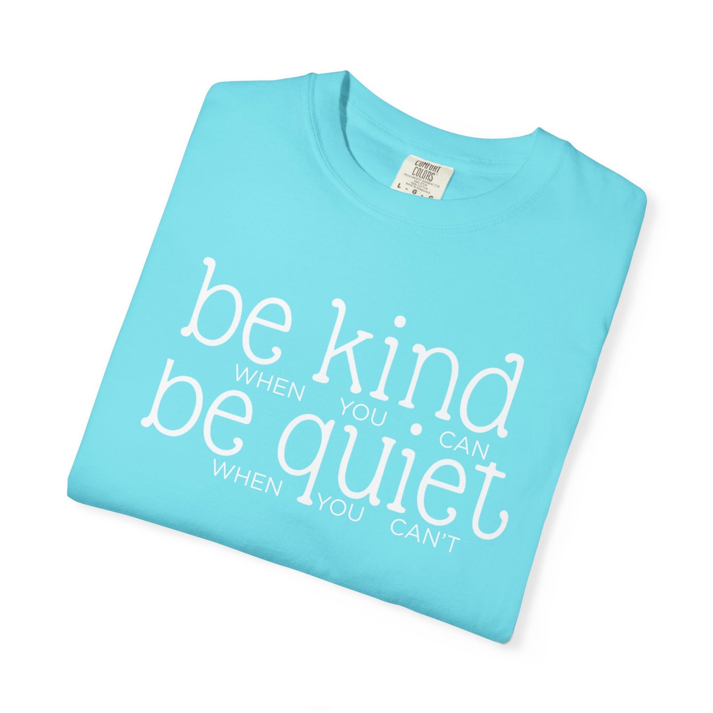 COMFORT COLORS - Garment-Dyed T-Shirt — Soft Vintage White Crew Tee