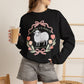 GILDAN - HE LEFT THE 99 WITH RIBBON FRAME ADULT SWEATSHIRT - FRONT AND BACK PRINT