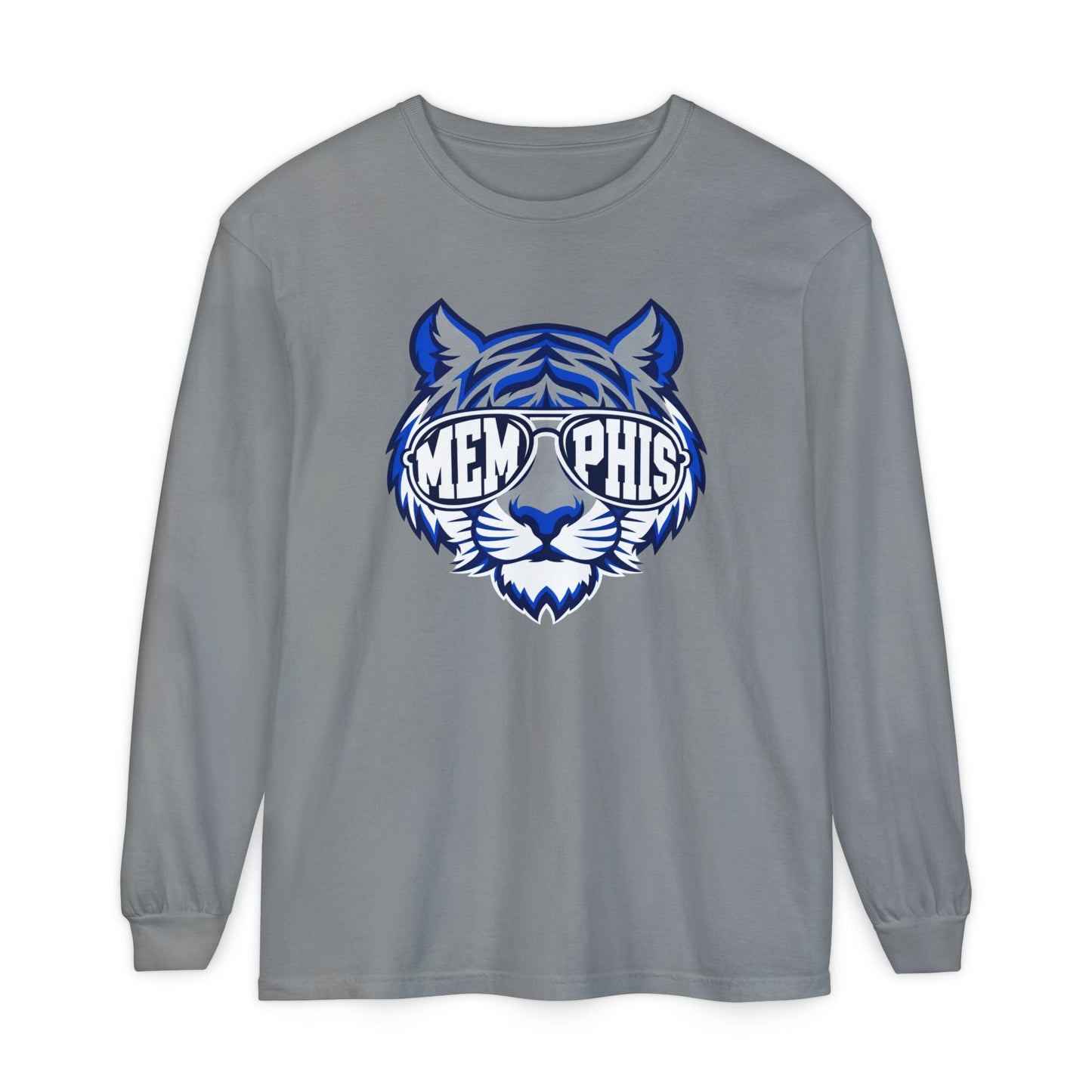 COMFORT COLORS - Memphis Tiger Sunglasses Long Sleeve Tee