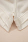 Sky Blue Solid Color Contrast Textured Patchwork Raw Edge 2pcs Short Set
