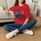 GILDAN - United We Stand T-Shirt — Patriotic American Flag Military Tribute Tee