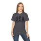 GILDAN - USA EST.1776 T-Shirt — Vintage Patriotic American Tee for 4th of July