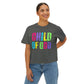 COMFORT COLORS - Child of God Boxy Tee — Women's Rainbow Faith T‑Shirt
