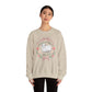 HE LEFT THE 99 WITH RIBBON FRAME ADULT SWEATSHIRT - FRONT AND BACK PRINT