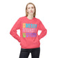 Crewneck Sweatshirt "His Mercy Rewrote My Story" — Inspirational Christian Graphic Pullover
