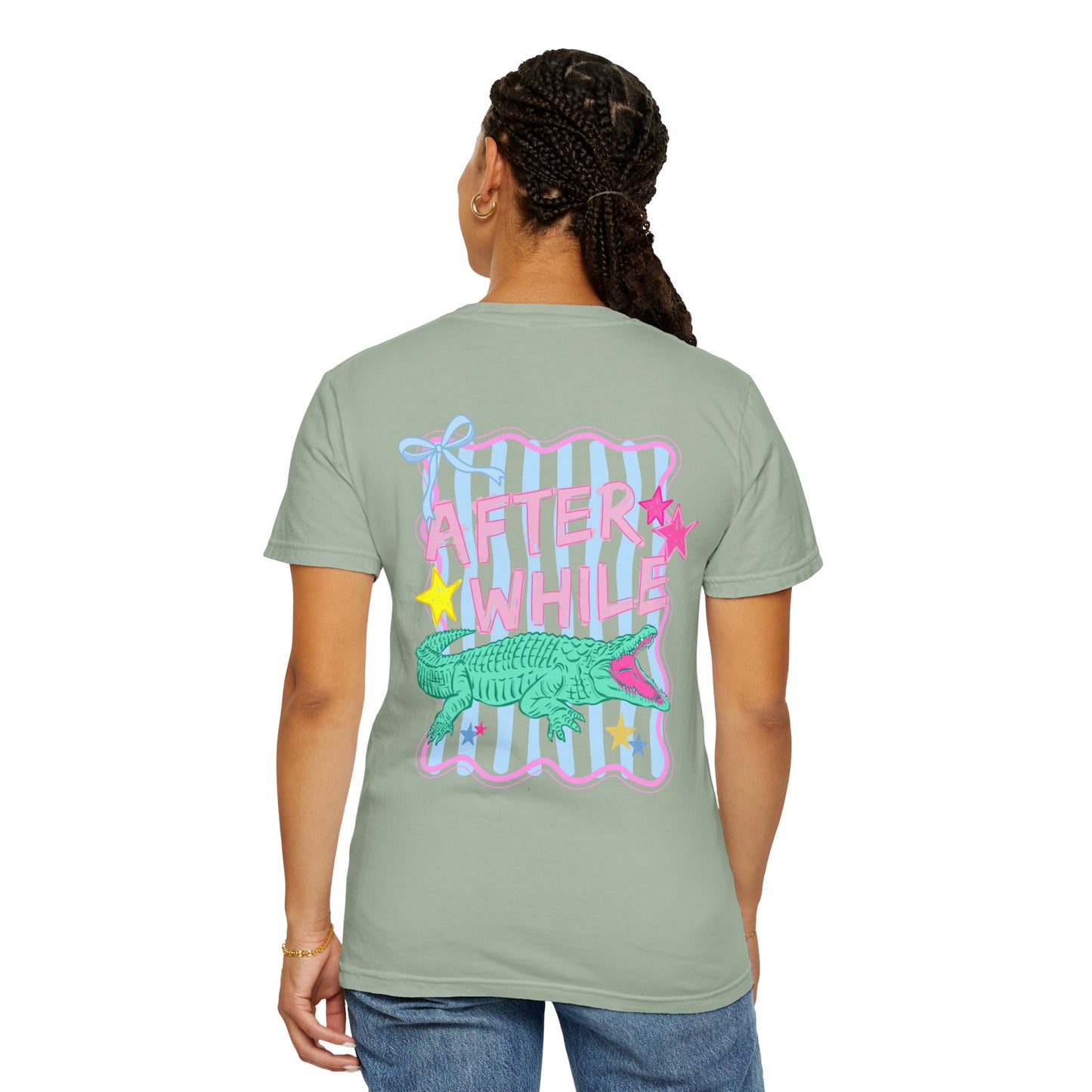 COMFORT COLORS - After While Crocodile T-Shirt — Pastel Retro Graphic Tee