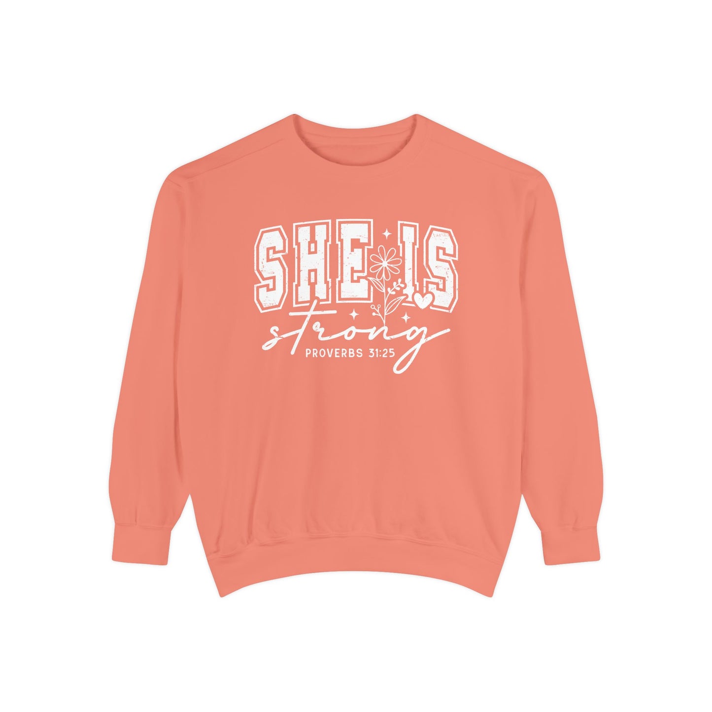 COMFORT COLORS - Classic White Sweatshirt — Garment-Dyed Cozy Crewneck