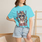 COMFORT COLORS - Patriotic Raccoon America T-Shirt