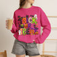 GILDAN - Halloween "Trick or Treat" Crewneck Sweatshirt - Cute Spooky Candy Graphic