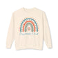 COMFORT COLORS -  Crewneck Sweatshirt - 'Stay Humble & Kind' Pastel Rainbow