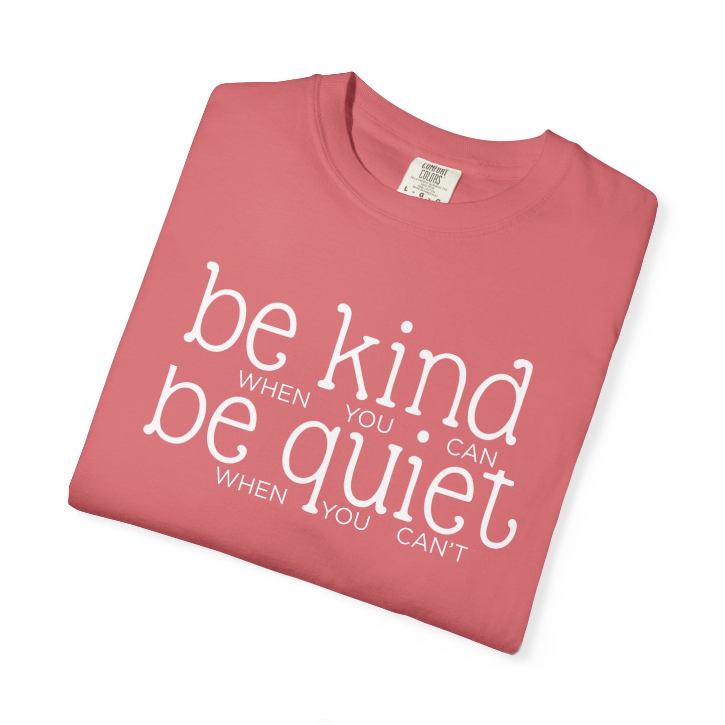 COMFORT COLORS - Garment-Dyed T-Shirt — Soft Vintage White Crew Tee