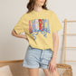 COMFORT COLORS  - America Graphic T-Shirt – Patriotic Red White Blue Tee with Ribbon