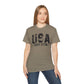 GILDAN - USA EST.1776 T-Shirt — Vintage Patriotic American Tee for 4th of July