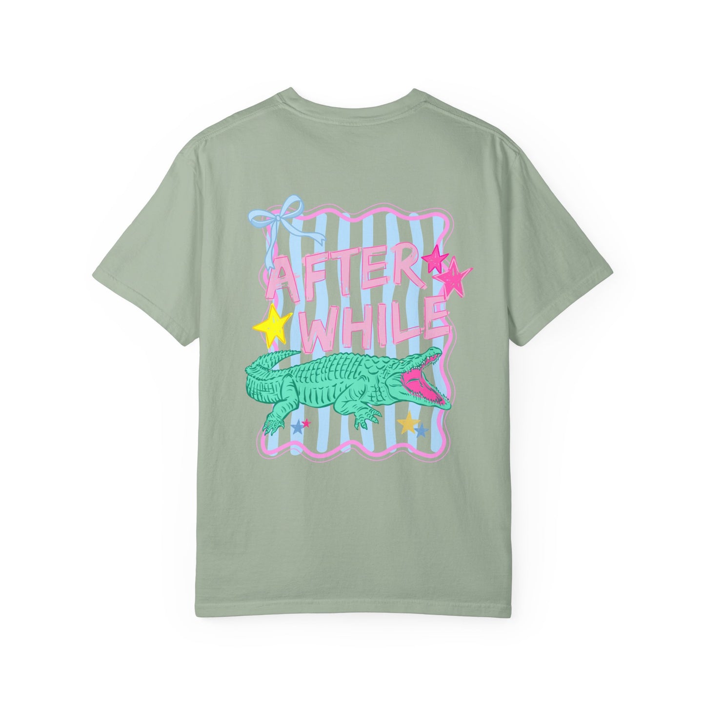 COMFORT COLORS - After While Crocodile T-Shirt — Pastel Retro Graphic Tee