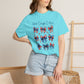 COMFORT COLORS God Says I Am Patriotic Ribbon T-Shirt