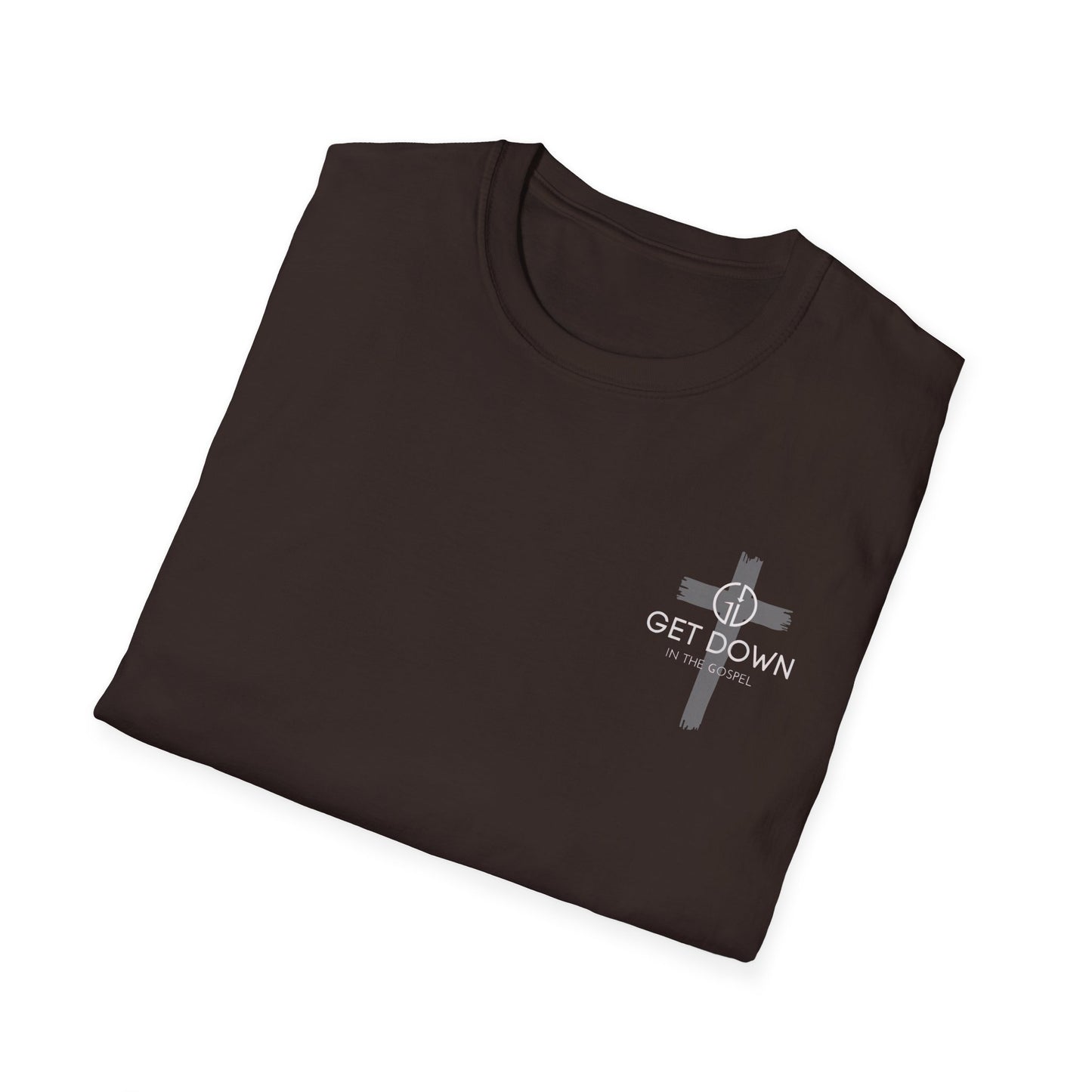 Christian T-Shirt — “He Must Increase, I Must Decrease” Cross Graphic