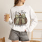GILDAN - Hey There Pumpkin Sweatshirt — Leopard Pumpkin with Olive Bow Fall Crewneck